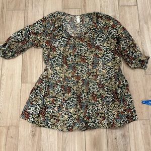 loose floral dress